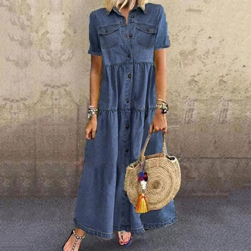 Drune | Stilvolles Denim Kleid