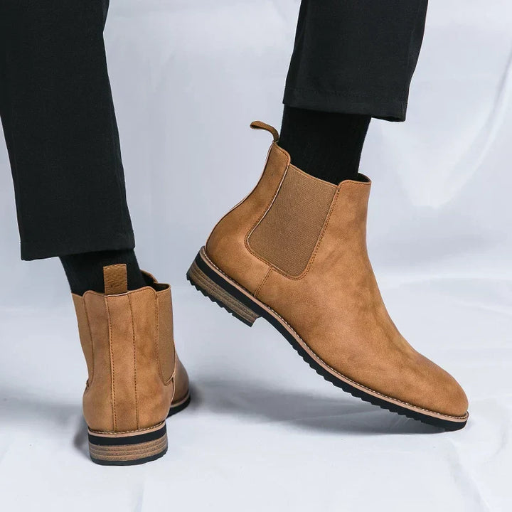 Drune | Leder Chelsea Stiefel