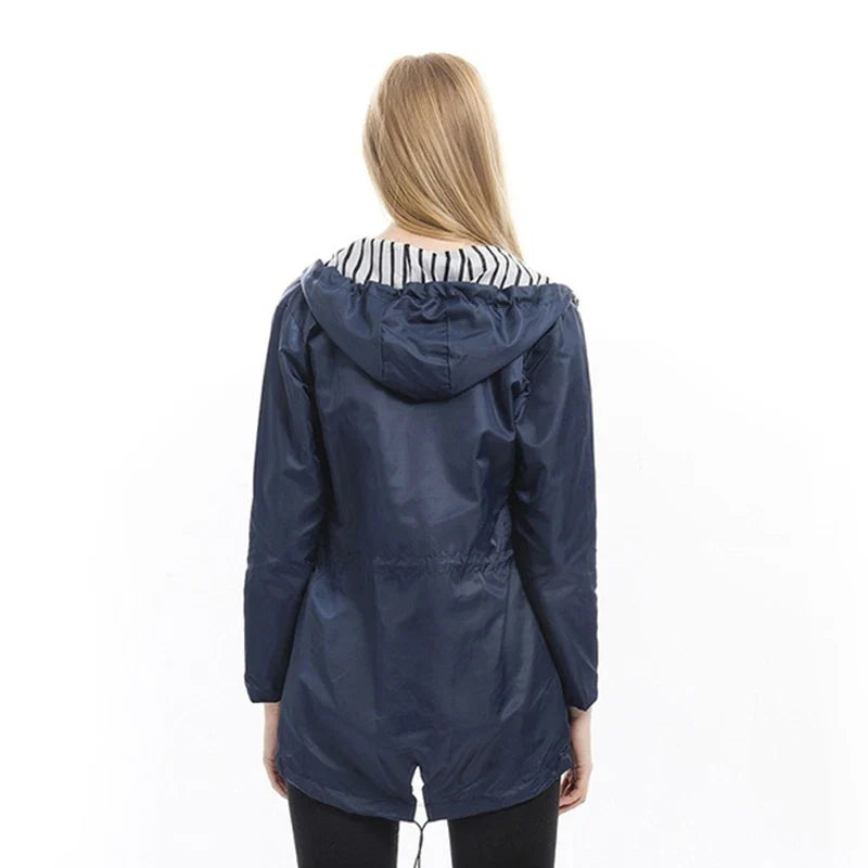 Drune | Regenjacke wasserdicht mit Kapuze, atmungsaktiv, Parka für Outdoor
