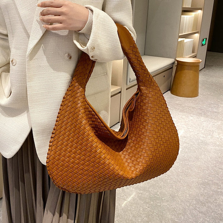 Drune | ️elegante Lederschultertasche