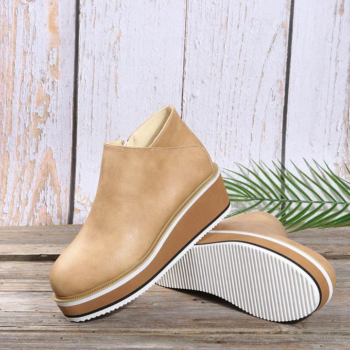Drune | Stiefeletten mit Reißverschluss und Plateau