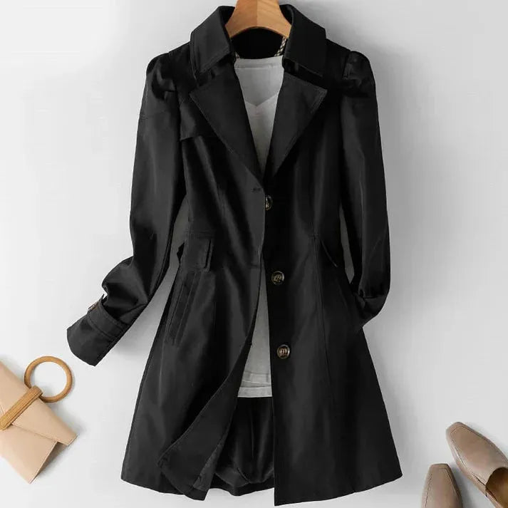 Drune | Trenchcoat-Jacke mit Hübschem Schnitt für Gastgeber und Winter