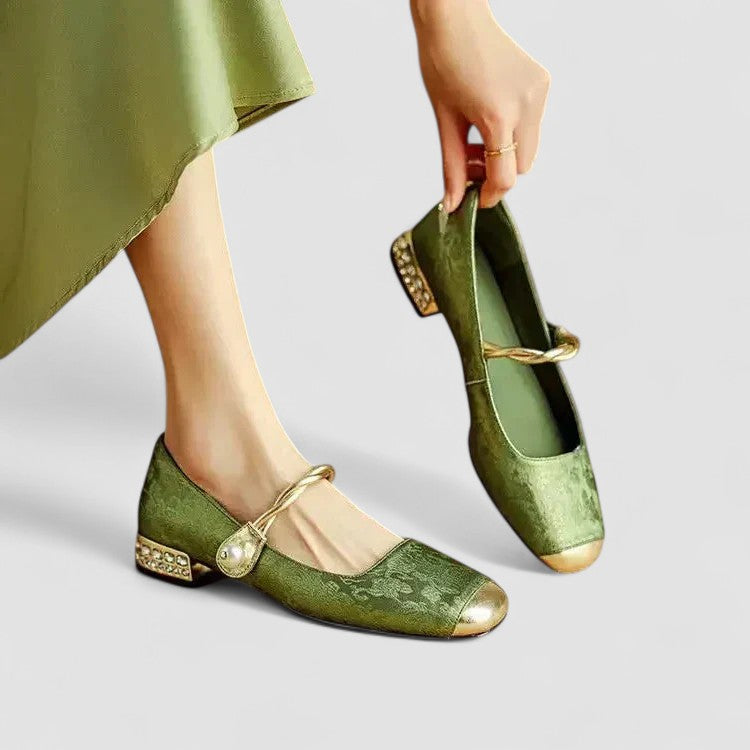 Orthopädische Mary Jane Schuhe Drune
