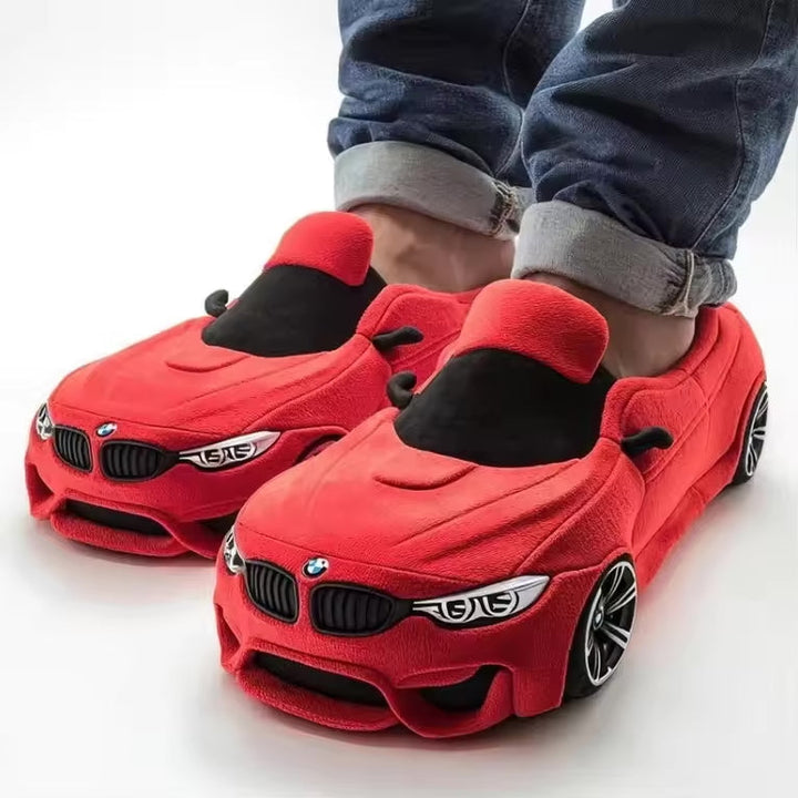 Drune | Auto Inspiriert Gestaltung Pantoffeln mit Rutschfester Sohle für Maximalen Komfort