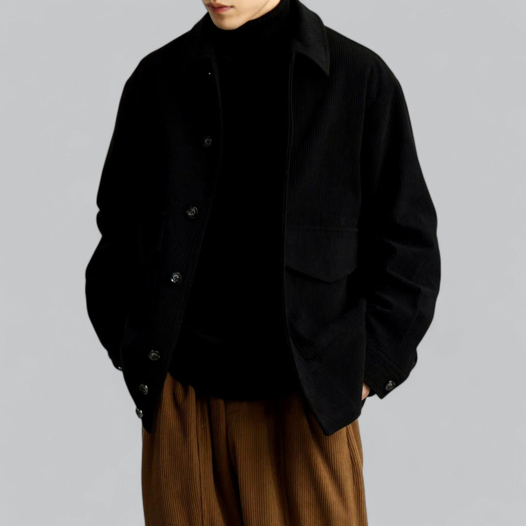 Drune | Vielseitige Knopfschluss Winterjacke
