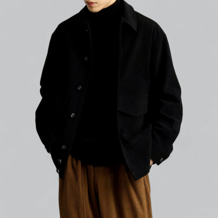 Drune | Vielseitige Knopfschluss Winterjacke
