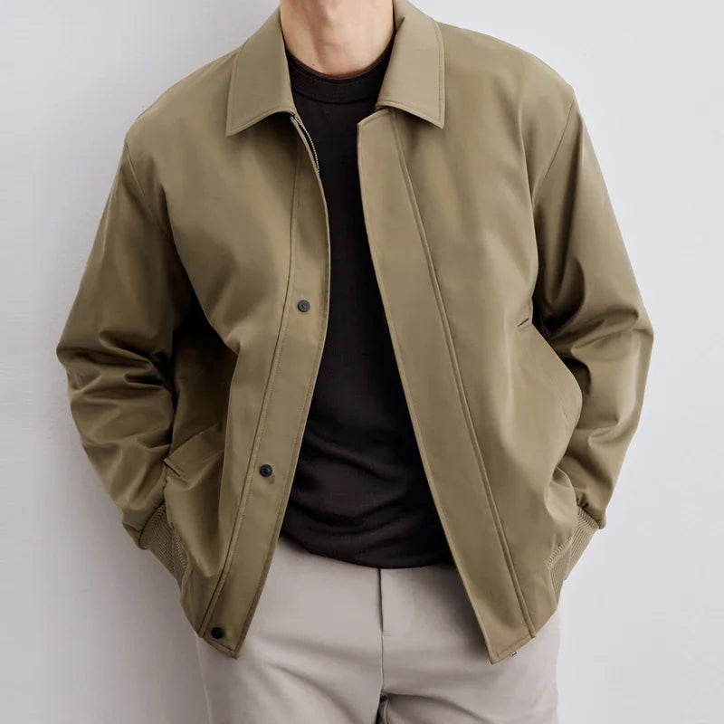 Drune | Herren-Blousonjacke Mit Reißverschluss Und Klassischem Kragen