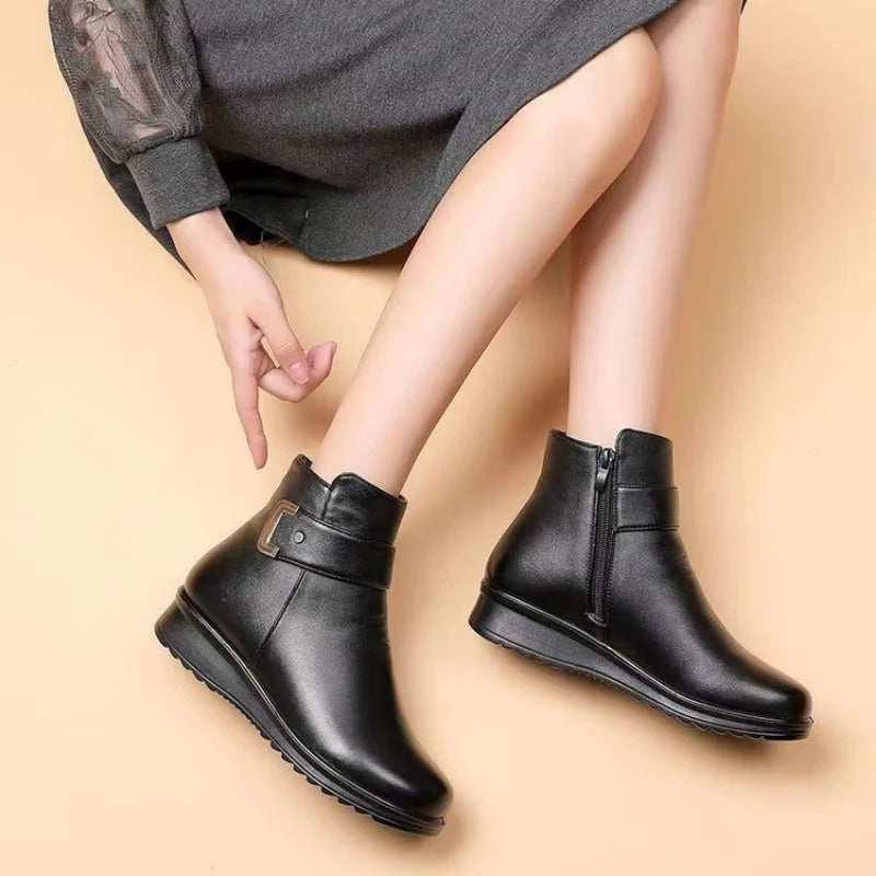 Drune - Elegante Stiefelette mit Warmfutter