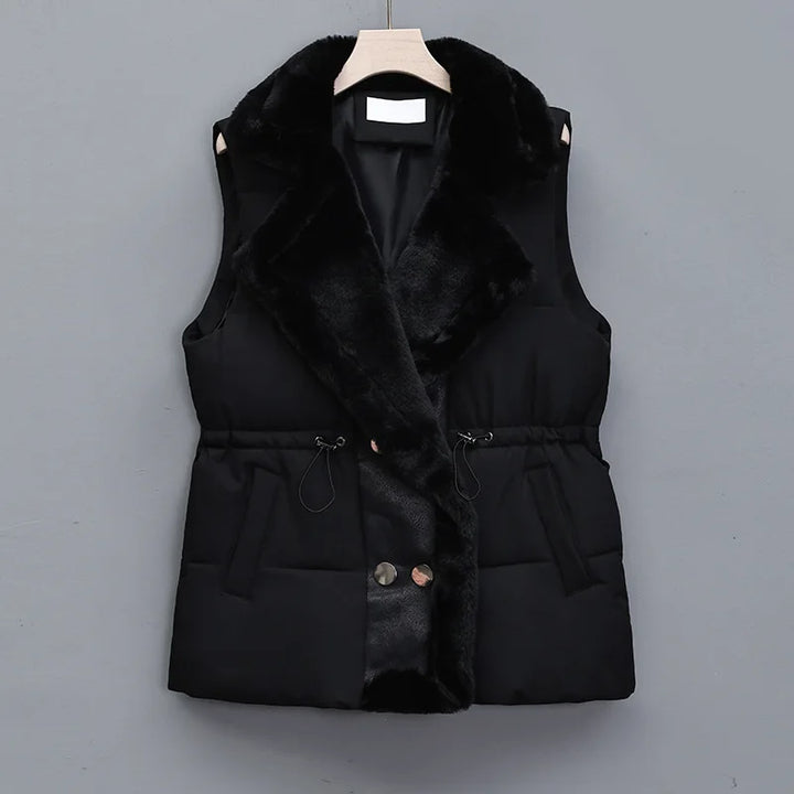 Drune | Eleganter Kunstpelz-Weste für Damen, perfekt für Herbst und Winter