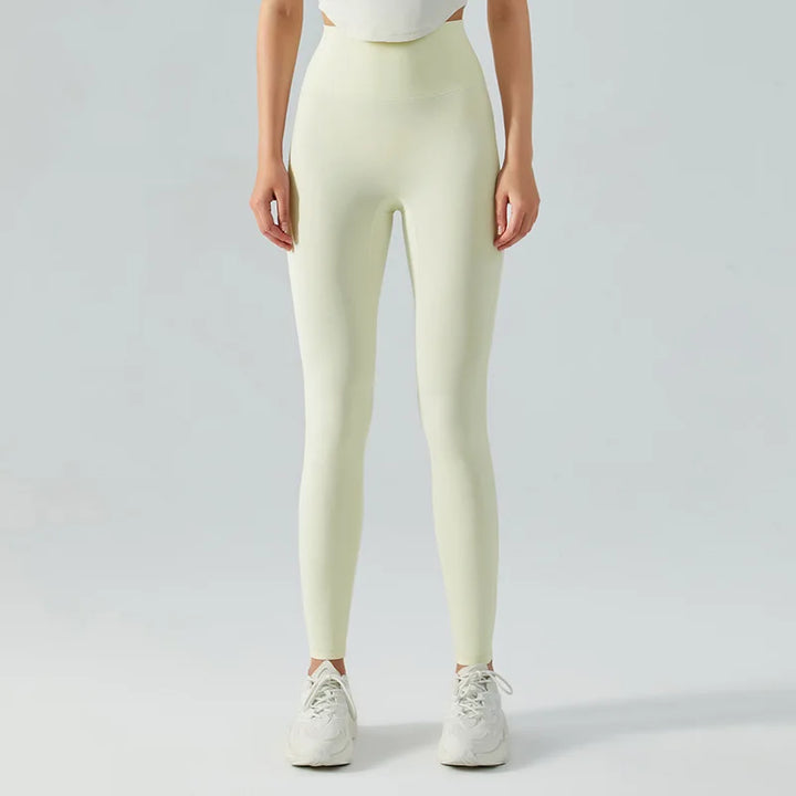 Drune | Emily Sportswear Naked Hochtaillierte Tight Yoga Hosen Doppelseitig Gebürstet Pfirsich Po-Hebende Lauf Sport Fitness Leggings