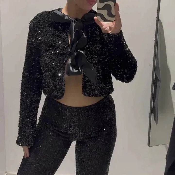Drune | Modische Glitzernde Jacke Für Events