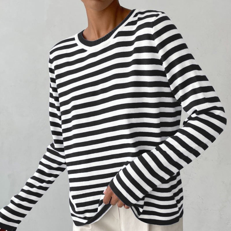 Drune | Langarmtop Mit Streifenmuster