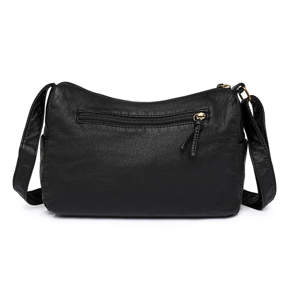 Drune | Jahrgang Luxe Schultertasche mit Mehreren Taschen