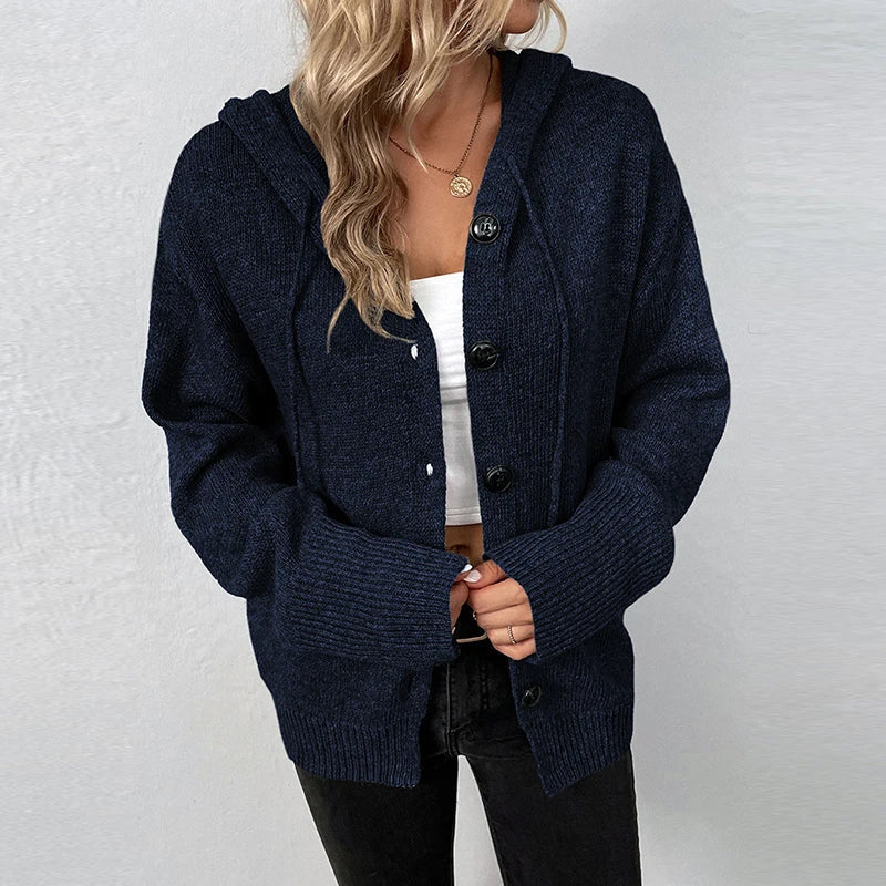 Drune | Strickjacke mit Kapuze