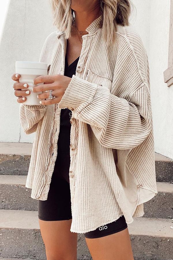 Drune | Sommerjacke Aus Lässiger Strickware