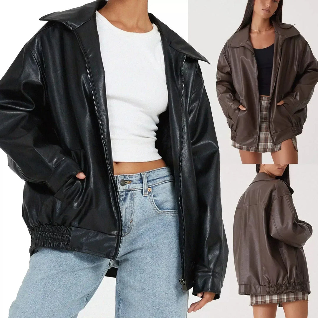 Drune | Oversized Lederjacke