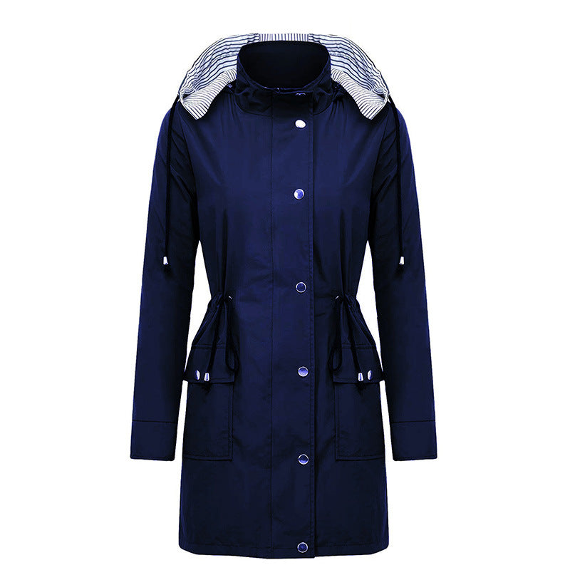 Drune Wonder Hooded Waterproof Long Coat