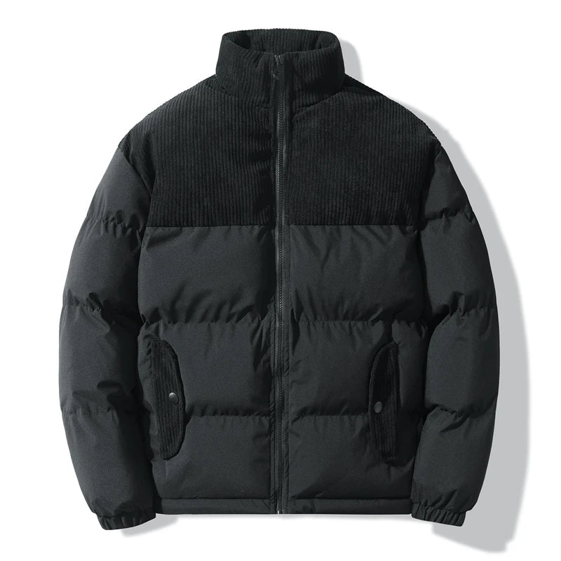 Drune | Gepolsterte Unisex-Jacke mit Corduroy-Details