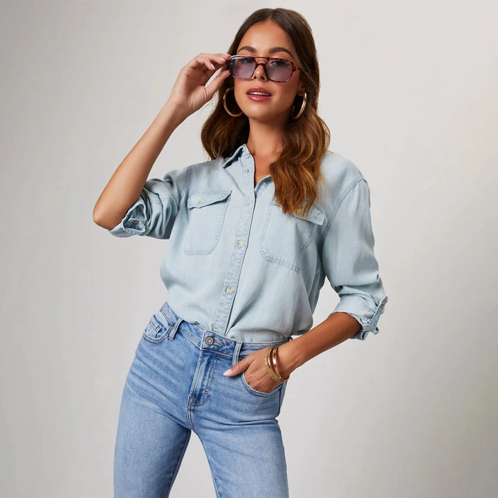 Drune | Leichte Denim Hemden