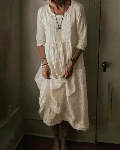 Drune | Oversized Kleid aus Baumwollcanvas für Damen