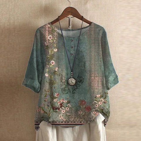 Drune | Vintage Floral T-Shirt