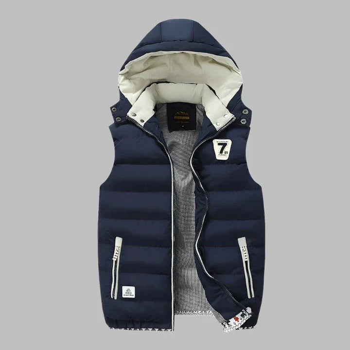 Drune | Bequeme Wattierte Kapuzenjacke mit Reißverschluss und Taschen