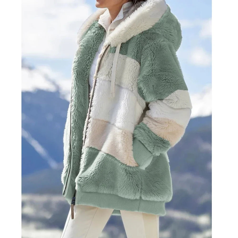Drune | Fleece Jacke - Mit Kapuze