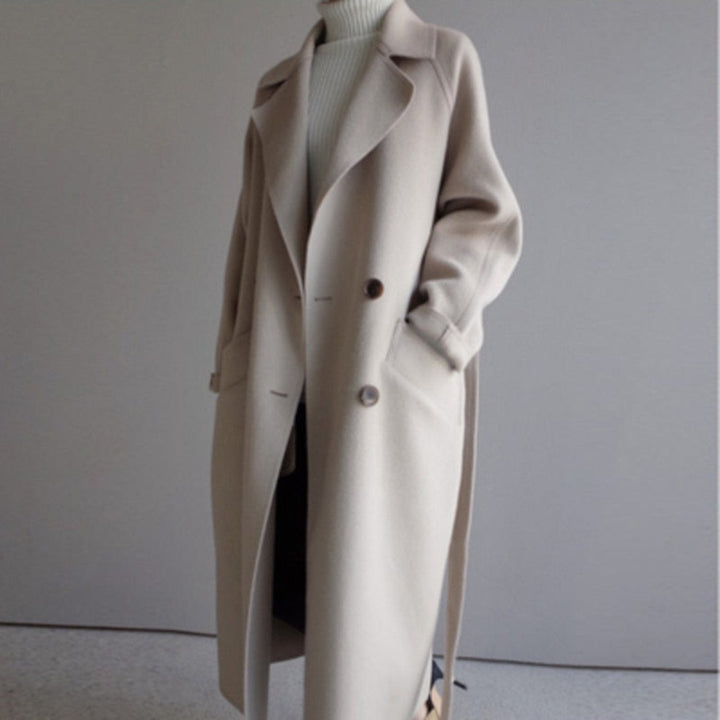 Drune | Trenchcoat Klassischer Maßschnitt Ideal für Herbst/Winter