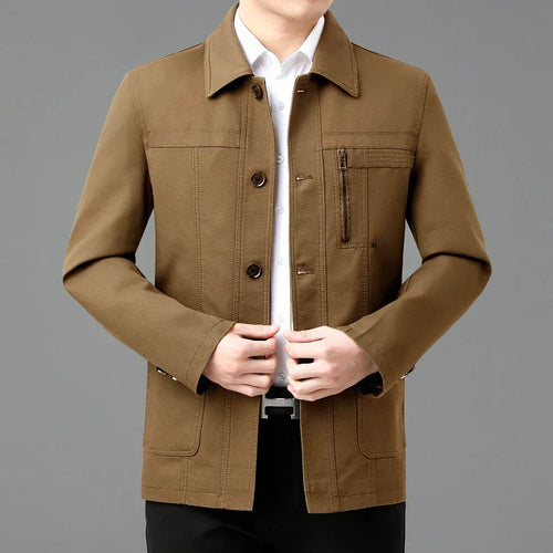 Drune | Baumwolljacke mit bedrucktem Innenfutter - Jens