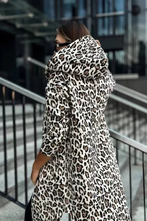 Drune | Leopardenmuster Trenchcoat