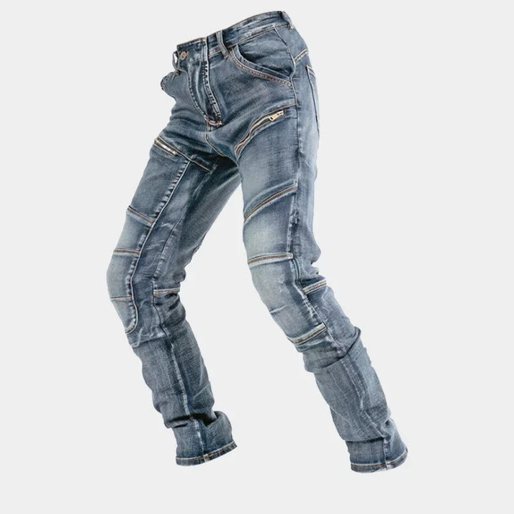 Drune | Herren Motorradhose Mit Reißverschluss