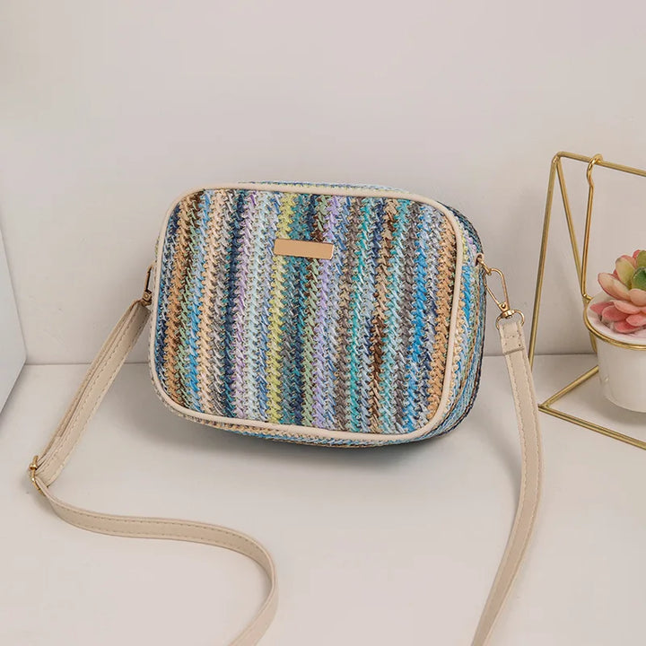 Drune | Moderne, Sommerliche, Elegante, Mehrfarbige Umhängetasche Für Damen