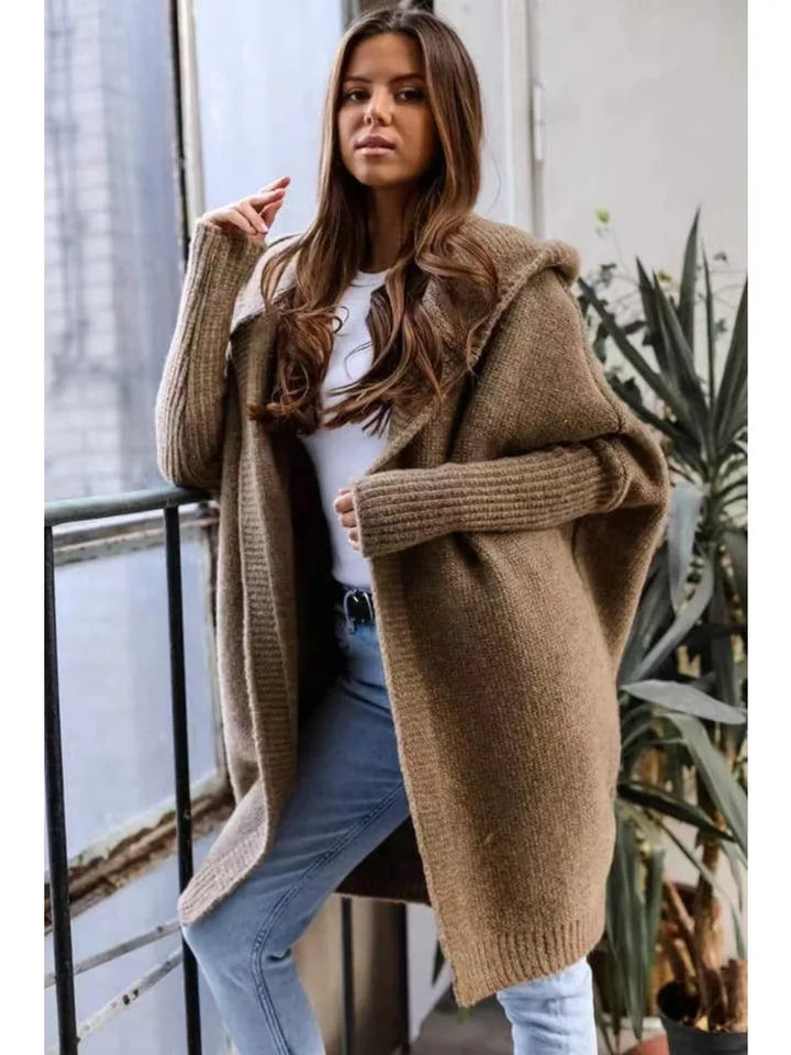 Drune | Trendige Fledermaus-Strickjacke