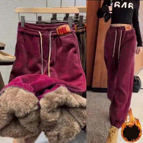 Drune | Winter Jogginghose - Warmes Plüschfutter & Lässiges Design
