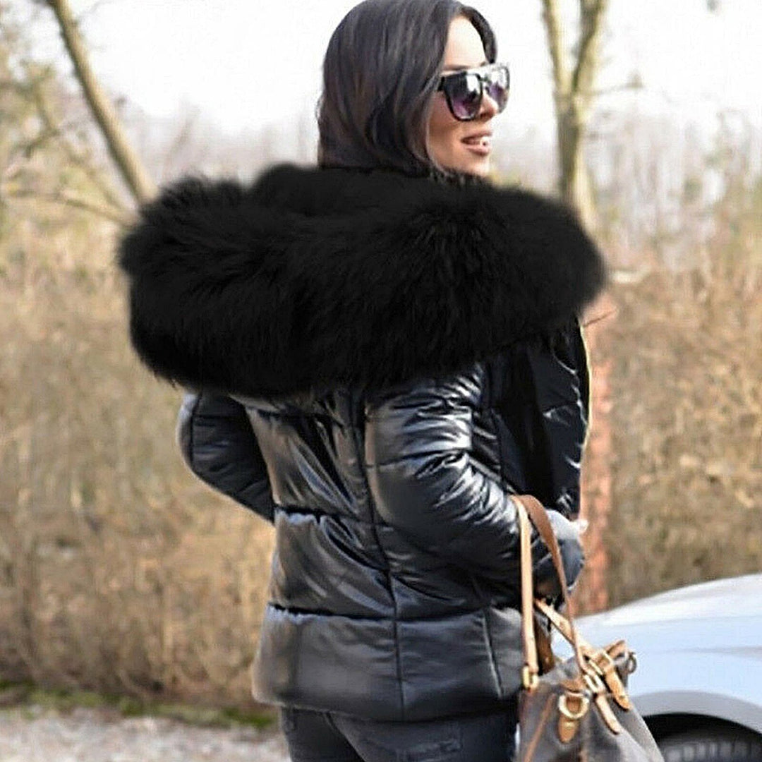 Drune | Winterjacke Daunenjacke mit warmer Kapuze