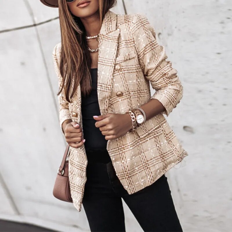 Drune | Luxuriöser Karierter Blazer
