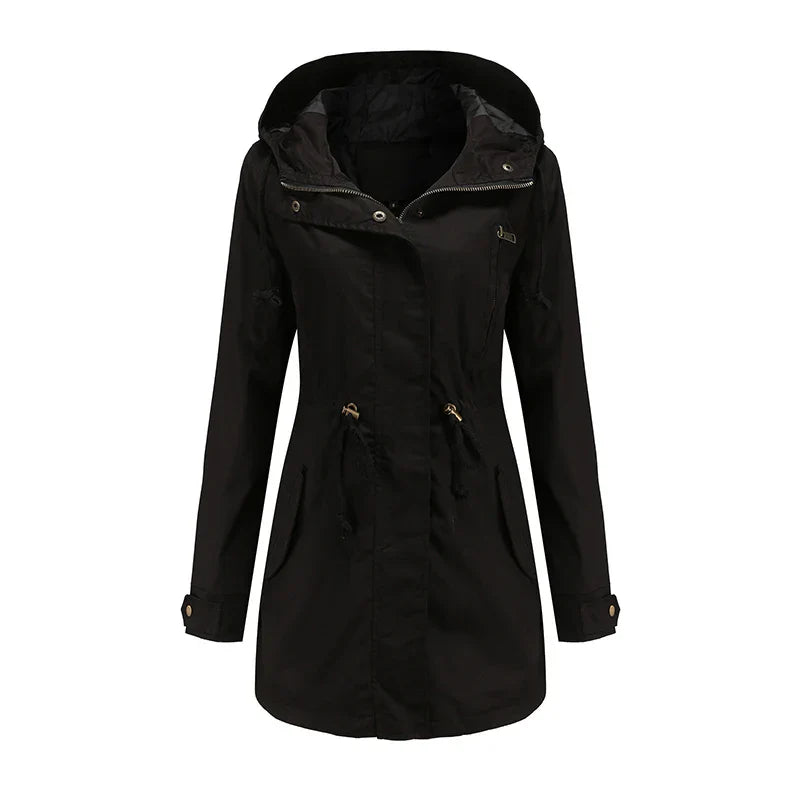 Drune | Baumwoll Trenchcoat Mit Kapuze