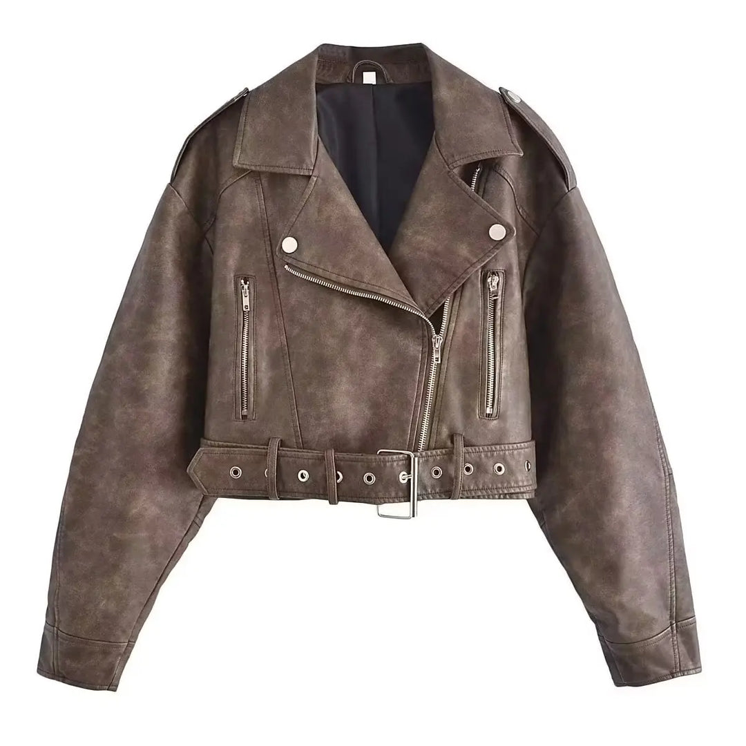 Drune | Winter Damen jacke mit Gürtel