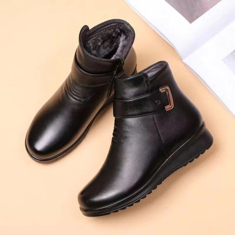 Drune - Elegante Stiefelette mit Warmfutter