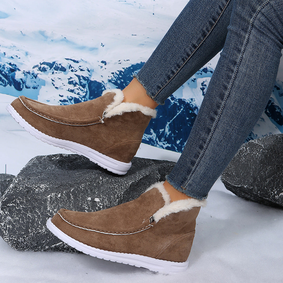 Drune | Fashion Flache Schnee Stiefel