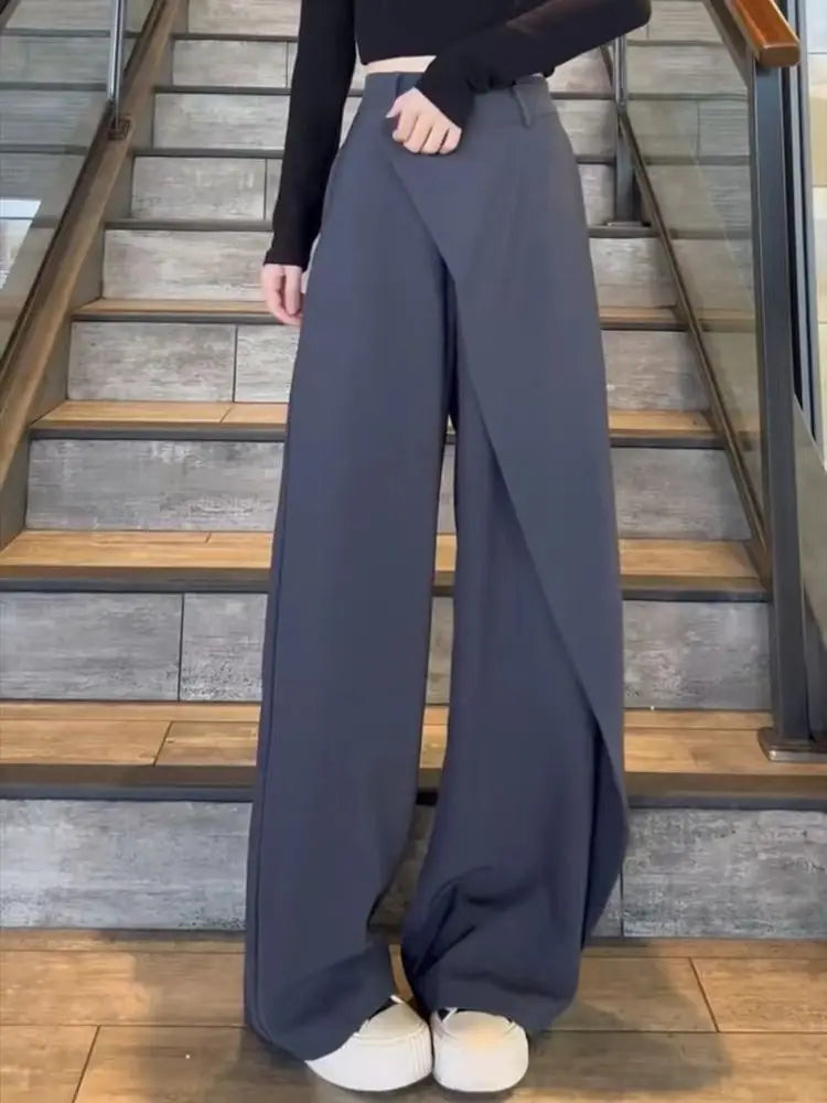 Drune | Asymmetrische Weite Hosen