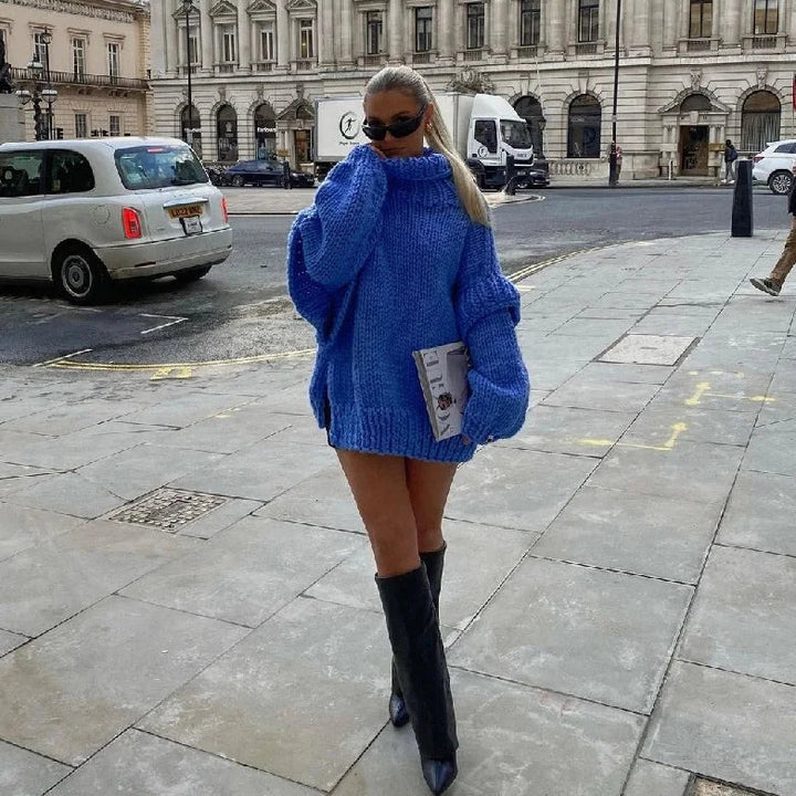 Drune | Oversized Sweatshirt Mit Rollkragen