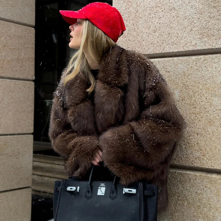 Drune | Übergroße Winterjacke aus Pelz