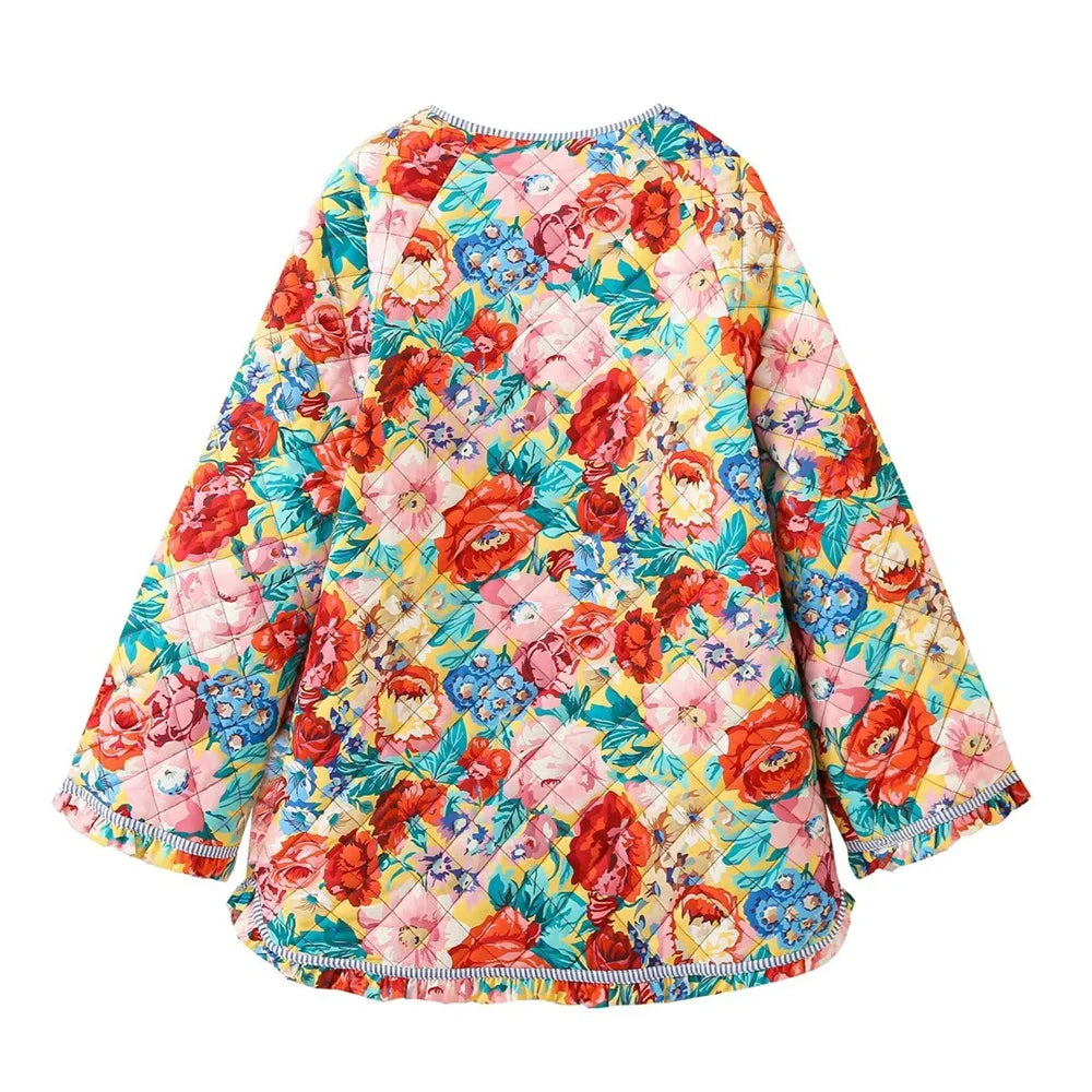 Drune | Blumenjacke mit Verspieltem Muster