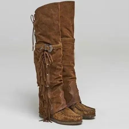 Drune | Damenstiefel - Kniehoch