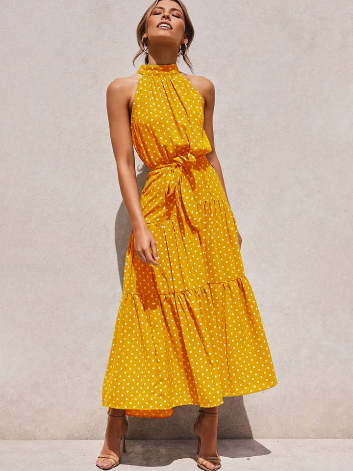Drune | Polka Neckholder Kleid