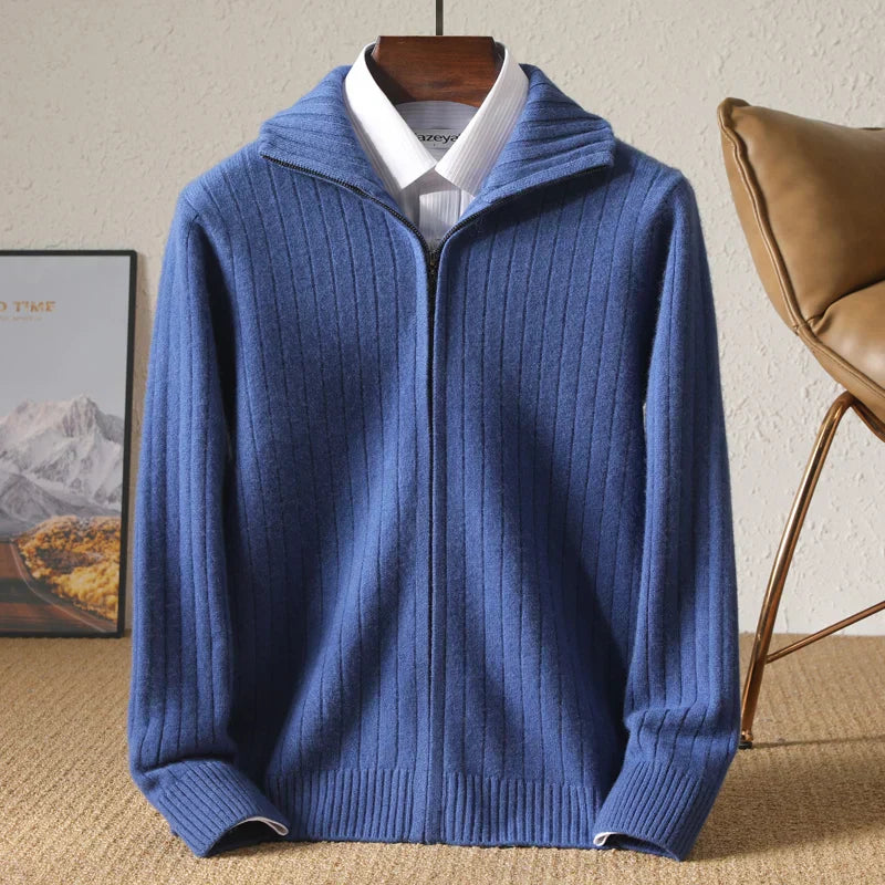 Drune | Bequemer Business-Cardigan Aus Merinowolle