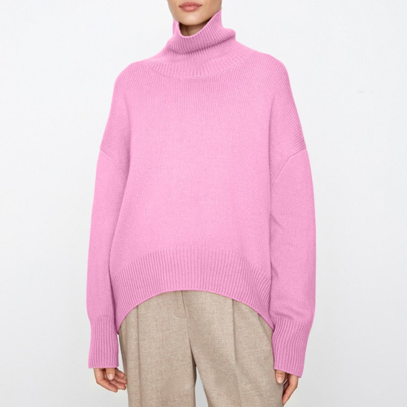 Drune | Stilvolle Herbst Klassische Rollkragenpullover für Frauen