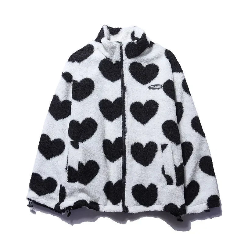 Drune | Wendejacke mit Herzmuster