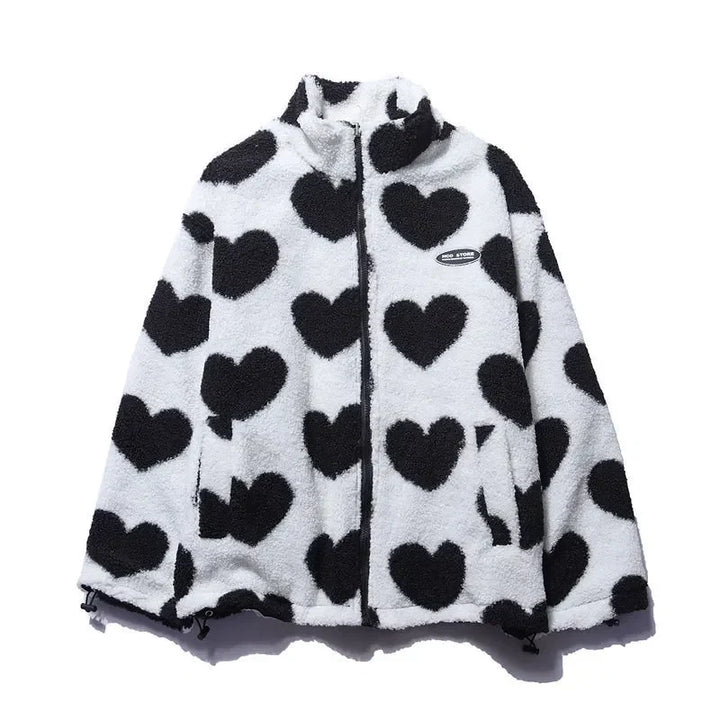 Drune | Wendejacke mit Herzmuster
